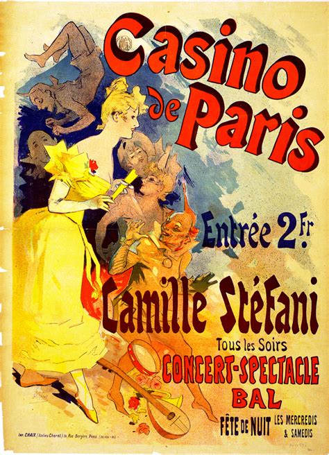 Casino De Paris Cartaz Jules Cheret