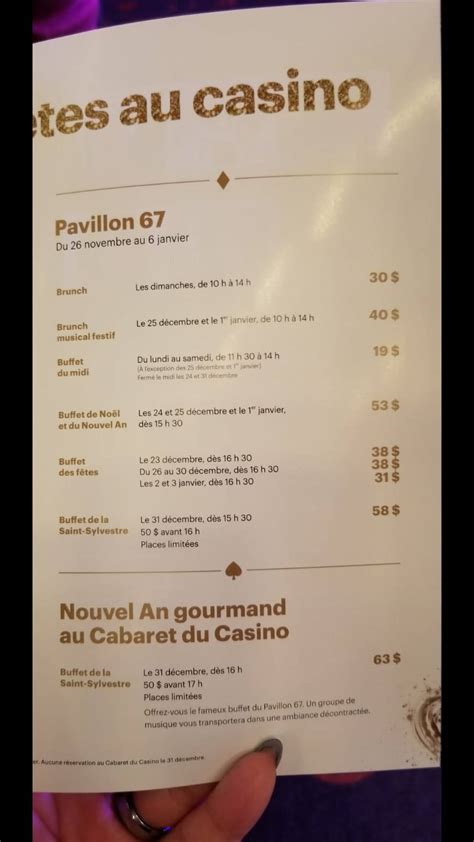 Casino Des Pombos Menu