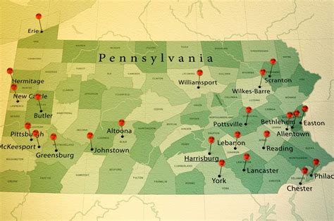 Casino Pensilvania Mapa