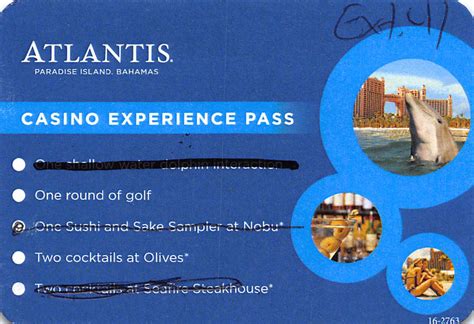 Cassino Atlantis Experience Pass