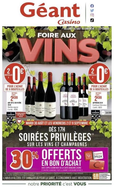 Catalogo Foire Aux Vins Geant Casino 2024