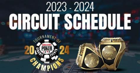 Chicago Poker Classic 2024 Agenda