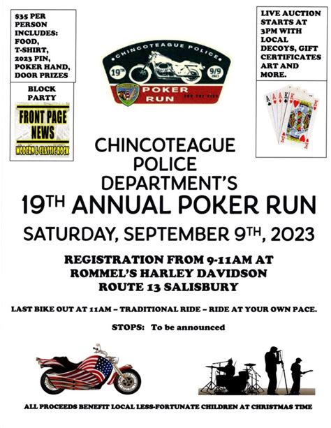 Chincoteague Policia Poker Run 2024