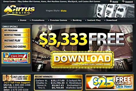 Cirrus Casino Nd Codigos De Bonus