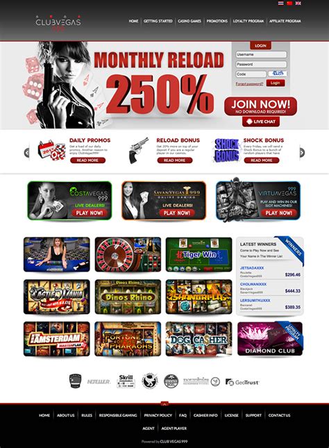 Club Vegas 999 Casino Login