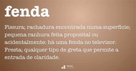 Contencao De Fenda Significado