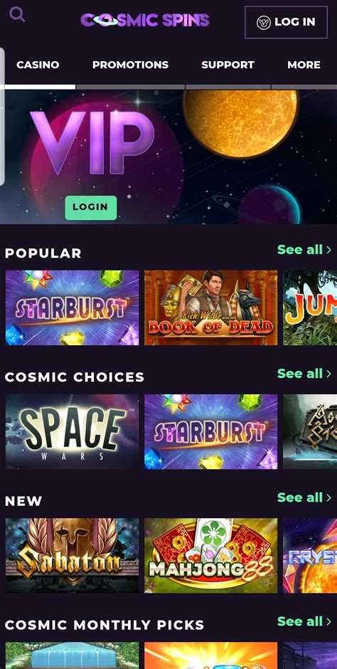 Cosmic Spins Casino Download