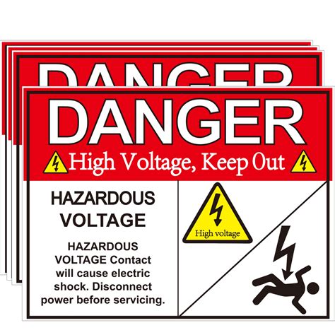 Danger High Voltage Blaze