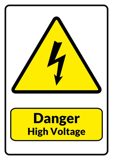 Danger High Voltage Bwin