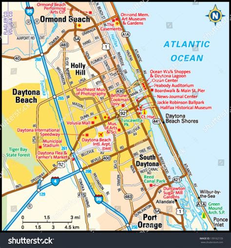 Daytona Beach Casino Mapa