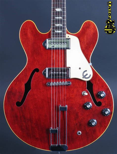 De 1967 A Epiphone Casino De Vermelho Cereja