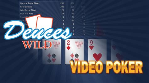 Deuces Wild Poker Regras