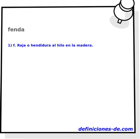 Diccionario De Fenda