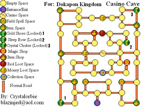 Dokapon Reino Casino Caverna Mapa