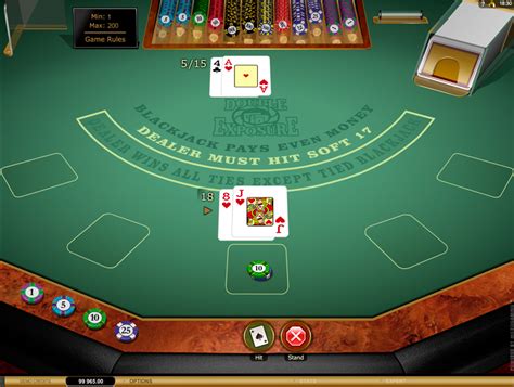 Double Exposure Blackjack Online Gratis