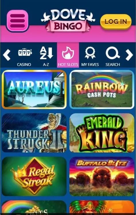 Dove Bingo Casino App