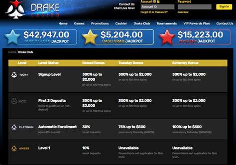 Drake Casino Free Spins Codigo