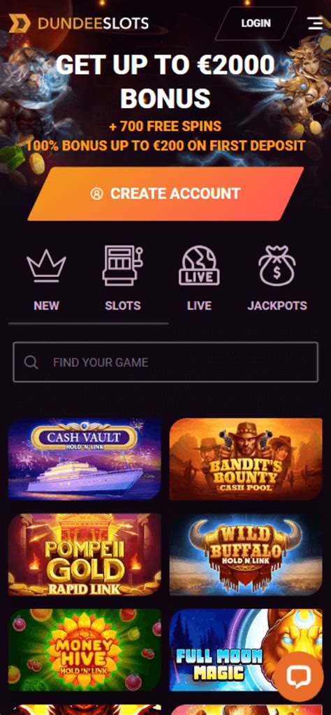 Dundeeslots Casino Mobile