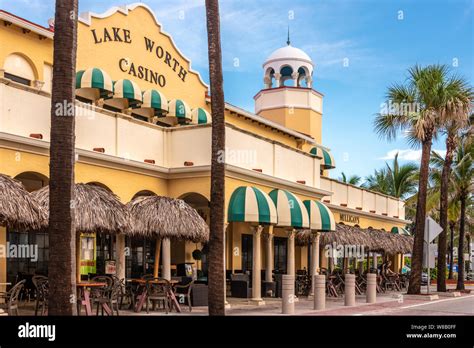 Edificio Do Casino De Lake Worth Praia