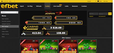 Efbet Casino Bonus