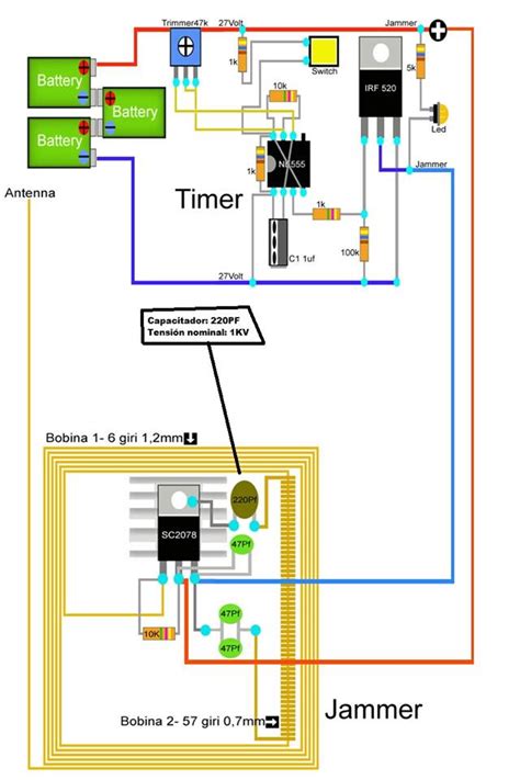 Emp Jammer Svuota Slot Esquema Telecomando