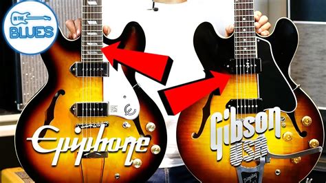 Epiphone Casino Vs Gibson 330