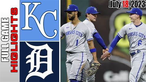 Estadisticas de jugadores de partidos de Kansas City Royals vs Detroit Tigers