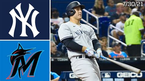 Estadisticas de jugadores de partidos de New York Yankees vs Miami Marlins