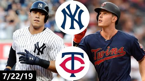 Estadisticas de jugadores de partidos de New York Yankees vs Minnesota Twins