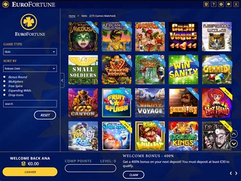 Eurofortune Online Casino Download