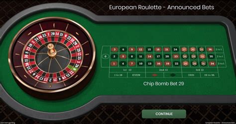 European Roulette Annouced Bets 1xbet