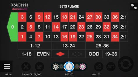 European Roulette Darkmode Slot - Play Online