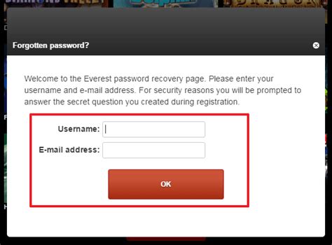 Everest Casino Login