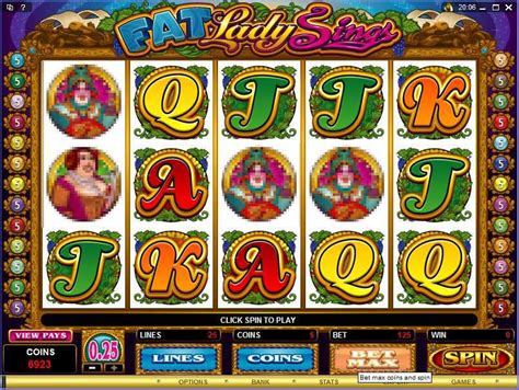 Fat Lady Sings Slot Livre