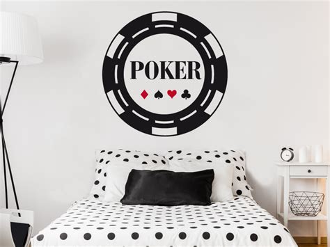 Ficha De Poker Etiquetas Autocolantes