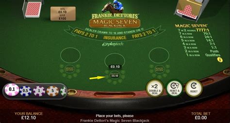 Frankie Dettori S Magic Seven Blackjack Pokerstars