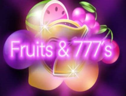 Fruits 777 S Slot Gratis