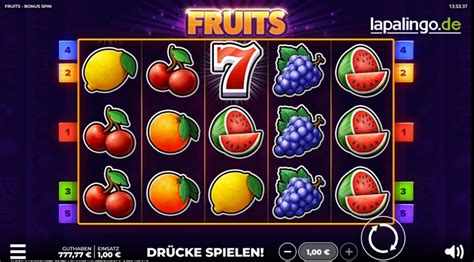 Fruits Bonus Spin Bet365