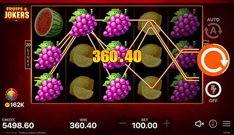 Fruits Jokers 20 Lines 888 Casino