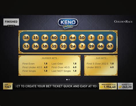 Golden Number Keno Bwin