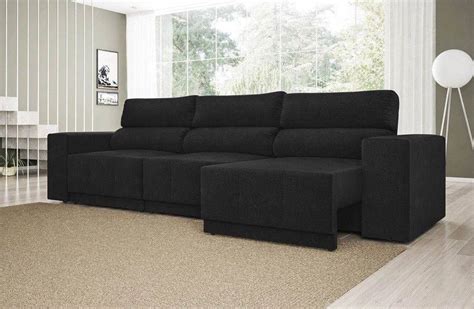 Grande Sofa Preto De Jack