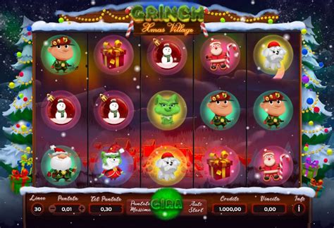 Grinch Xmas Village Slot - Play Online