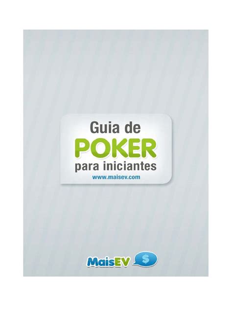 Guia De Poker Para Iniciantes