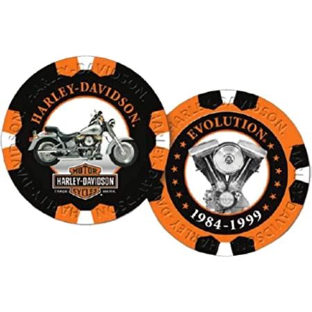 Harley Davidson De Fichas De Poker Colecao
