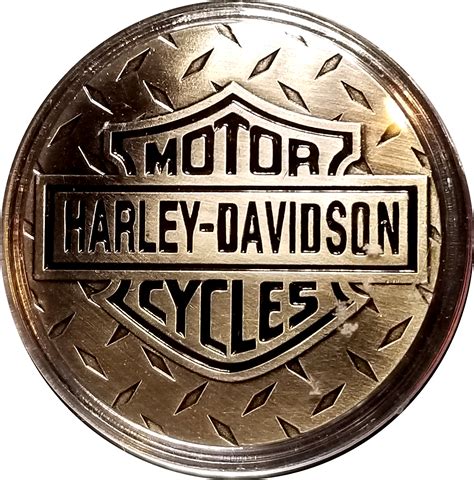 Harley Davidson Token De Maquina De Fenda