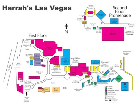 Harrahs Casino Reno Mapa