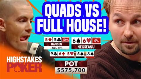 High Stakes Poker Gus Hansen Vs Daniel Negreanu