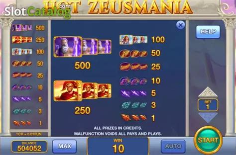 Hot Zeusmania Pull Tabs Netbet