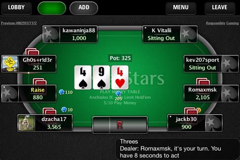 Hud Pokerstars Mobile