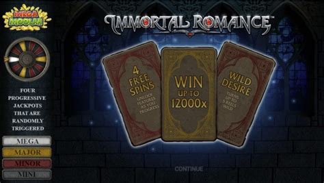 Immortal Romance Mega Moolah Bwin